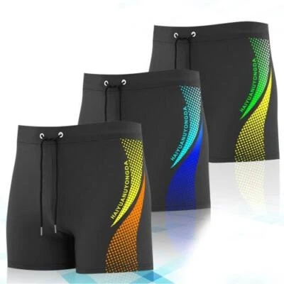 Männer Badehose Boxer Trunks L-5XL Mit Kordelzug Gefüttert Für Schwimmen - Bild 1 von 4