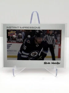 2022-23 UD Series 2 Instant Impressions Insert Card #PZ-23 - Blake Wheeler - Picture 1 of 1