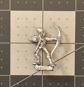 Vintage Warhammer WOOD ELF ARCHER metal Elves AD&D old world Marauder 1990 AZ25 - Picture 1 of 2