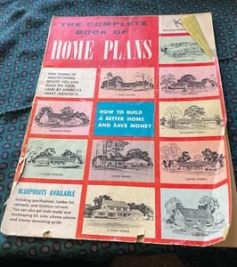 Complete Book Home Plans 1955 Vintage Robert B Stone Assoc. Plan Service Booklet - Imagen 1 de 4
