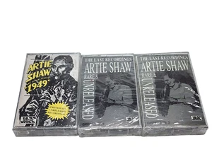 Artie Shaw SEALED LOT Cassette Tapes Last Recordings and 1949 Orchestra - Picture 1 of 5