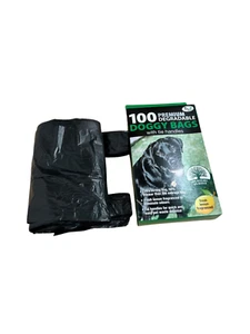 1000 Doggy Bags Scented Extra Strong Dog Cat Poo Waste Toilet Pet Bag Fragrance - Picture 1 of 10