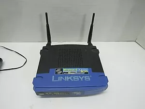 Linksys Wireless-G router a banda larga WRT54GS 2,4 GHz 54 mbps switch 4 porte - Foto 1 di 6