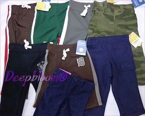 CARTER'S SWEAT LONG PANTS MESH ATHLETIC FLEECE BOYS CHOICE YOUR COLOR & SIZE NEW - Picture 1 of 7