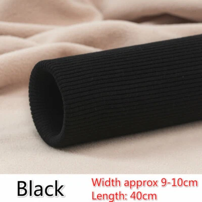 Cotton Thick Knit Rib Fabric Stretch Jacket Cuff Neckline Waistband Rib Trim - Image 1 of 4