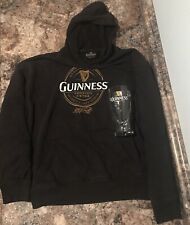 Guinness Beer Glass Dublin 1759 + Hoodie Official Black Made in Dublin Ireland