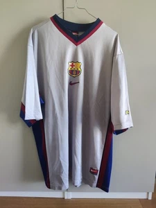 Barcellona 1999-2001 Away Shirt Nike Very Rare Camiseta Barca Size XL Originale - Imagen 1 de 10