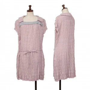 TSUMORI CHISATO Pleated Stripe Dress Size 2(K-139698) - Picture 1 of 12