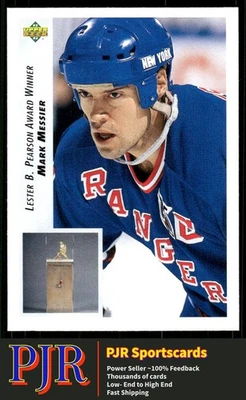 Mark Messier 1992-93 Upper Deck #432 New York Rangers - Image 1 of 2