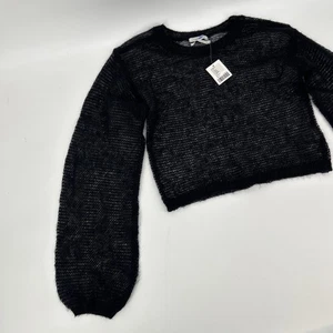 Urban Outfitters offener Strickpullover Damen Größe M Wollmischung transparent Goth Neu mit Etikett - Bild 1 von 9