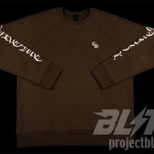 2023 CHROME HEARTS SLO RIDE CREWNECK SWEATSHIRT BROWN SIZE XL - Picture 1 of 4