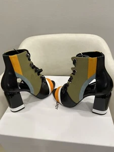 pierre hardy multi color suede bootie. Size 37/7 - Picture 1 of 10