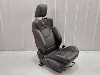13-14 FORD FOCUS ST 2.0L TURBO RECARO FRONT RH RIGHT BUCKET SEAT BLACK LEATHER - Image 1 of 4