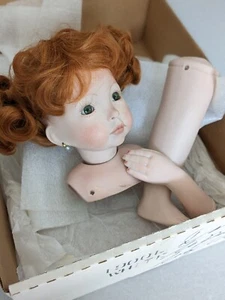 Beautiful Redhead "Emily" Porcelain Doll Kit W/Eyelashes Dianna Effner - Bild 1 von 4