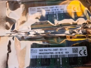 SK Hynix 16GB DDR4 RAM PC4-19200 2400MHz non-ECC SODIMM Memory HMA82GS6AFR8N-UH - Picture 1 of 1
