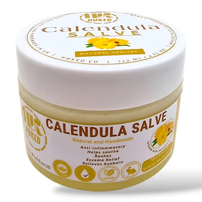 Calendula Salve for Spots Blemishes Breakouts Rashes and Nappy Rash Handmade - Image 1 of 4