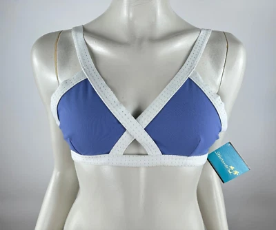 Bikini Letarte Santorini Top Triángulo Natación Mujer S Nuevo con Etiquetas $108 Elástico Sin Acolchado Foto 1 de 4