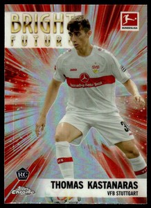 2023 Topps Chrome Bundesliga Bright Future Thomas Kastanaras Rookie Stuttgart