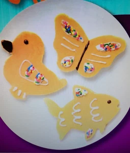 3 Omelette Silicone Mold Egg Pancake DUCK FISH BUTTERFLY Shaped Cooking Kitchen - Picture 1 of 7