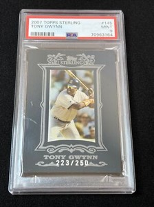 2007 Topps Sterling /250 Tony Gwynn #145 HOF PSA 9 LOW POP 2