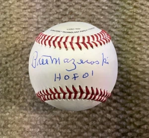 Bill Mazeroski, Pittsburgh Pirates, Signed Wilson Baseball, Clean - Picture 1 of 4