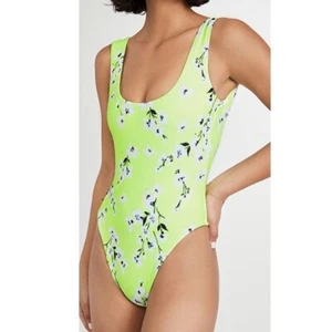 Neu mit Etikett Vitamin A Reese einteiliger Damen-Badeanzug mit Zitrusblumen Strand Schwimmen Small - Bild 1 von 12