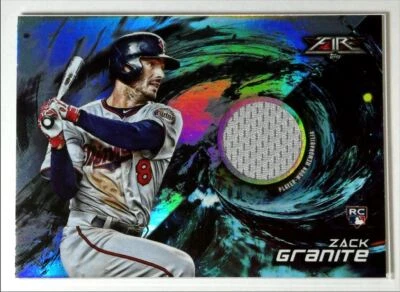 2018 Topps Fire Relics #FR-ZG Zack Granite - Minnesota Twins - Rookie - Image 1 of 2