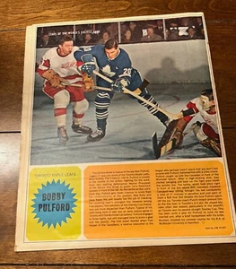 1963 Star Weekly Bob Pulford Toronto Maple Leafs HOF. full magazine + Plante - Picture 1 of 2