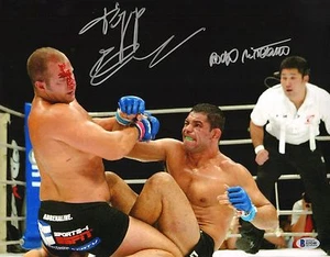 Fedor Emelianenko & Antonio Rodrigo Nogueira Signed 11x14 Photo BAS COA Pride FC - Picture 1 of 12