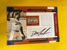 RS19916  2010 Panini Century Jerseys Autographs #33 Dwight Gooden #89/99