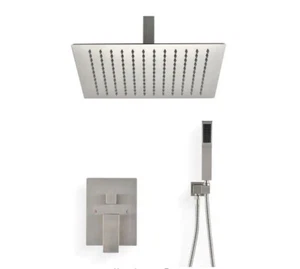 Utopia TH6006-16NS 16" Ceiling Mounted Shower System Combo & Handheld Spray Head - Picture 1 of 13