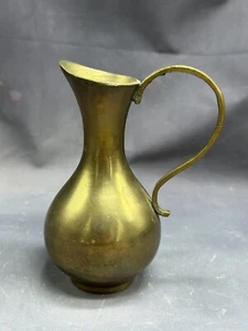 Vintage massiv Messing Einhand Krug Vase Regal Sitter - Bild 1 von 4