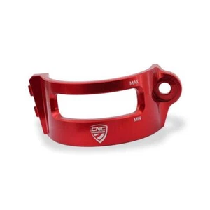 CNC Racing red rear brake fluid reservoir clamp Ducati Multistrada V4 2021-2024 - Picture 1 of 5
