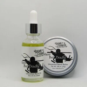 Silent But Deadly Beard Butter and Oil - by Damn Yankee Beard Company (Pre-Owned - Picture 1 of 2
