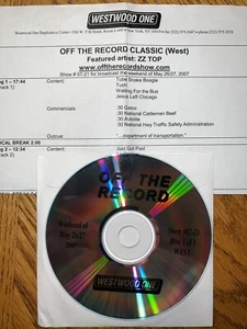 ZZ TOP - CD programa de radio fuera del registro con señales de programa 07-21 - Imagen 1 de 2