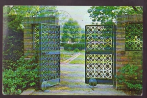 Lexington KENTUCKY KY 1972 Ashland Garden Gate Postcard - Picture 1 of 2