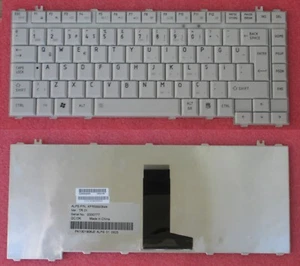 Keyboard qwerty Turkish TOSHIBA Satellite A200 KFRSBS064A PK1301906J0 White - Picture 1 of 1