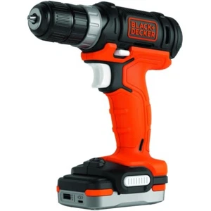 BLACK & DECKER TRAPANO AVVITATORE A BATTERIA 12V CAVO USB CARICABATTERIA 230V BD - Foto 1 di 1
