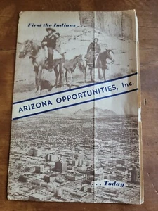 Folleto de bienes raíces de 1957 Arizona Opportunities, Selected Securities - Imagen 1 de 5