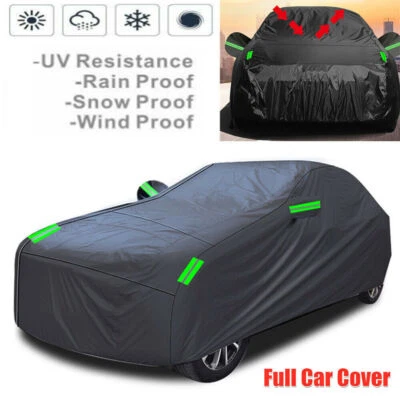 1 pieza cubierta completa para automóvil exterior impermeable resistente transpirable cubierta de protección UV Foto 1 de 4