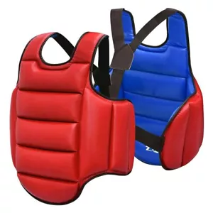 Karate Chest Guard Vest Kick Boxing Body Protector Martial Arts Equipment Armour - Picture 1 of 14