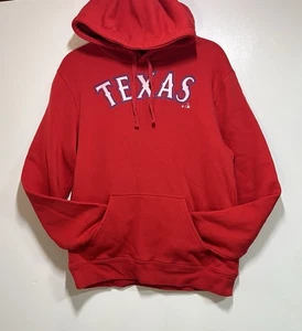 Sudadera con Capucha Pullover Rojo Fanáticos de Texas MLB Béisbol Talla Mediana - Imagen 1 de 10