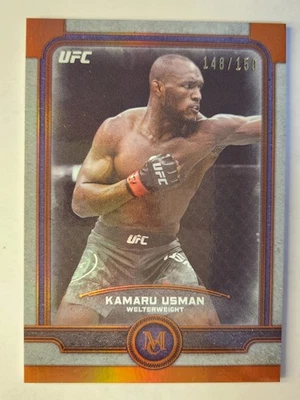 2019 Topps Museum Collection #8 KAMARU USMAN COPPER /159 - Image 1 of 2