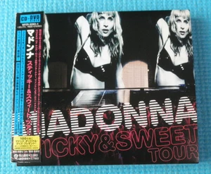 MADONNA CD+DVD Sticky & Sweet Tour Digipack 2010 OOP Japan OBI WPZR-30363-4 - Picture 1 of 3