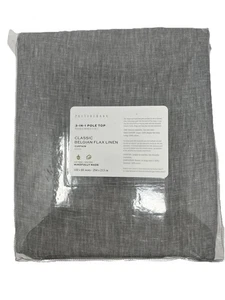 Pottery Barn Belgian Flax Linen Curtain Flagstone Gray_100x84_New_T#E - Picture 1 of 11