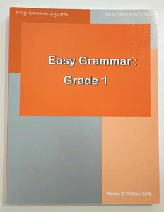 Easy Grammar Grade 1 Teacher Edition Homeschool Curriculum Book First Like New - Picture 1 of 2