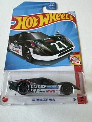 Ford GT 40 MK.IV Hot Wheels 1967 Mattel entonces y ahora Foto 1 de 4