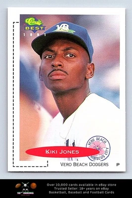 1991 Classic Best BASEBALL #212 Kiki Jones - Image 1 of 2