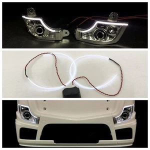 Vorne Tagfahrlicht für Tamiya 1/14 RC Lkw Scania MAN 1/10 RC Crawler Autos Teil - Bild 1 von 10