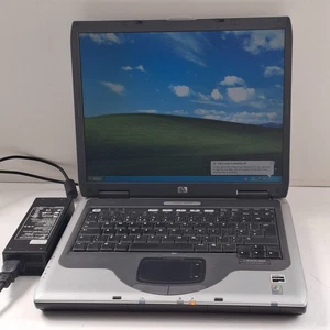 HP Compaq NX9005 Vintage Retro Laptop - AMD Athlon 1.79ghz, 512mb Ram, 40gb HDD - Picture 1 of 18